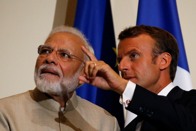 Rikonfigurim aleancash, Franca bashkohet me Indinë pas konflikteve me Australinë