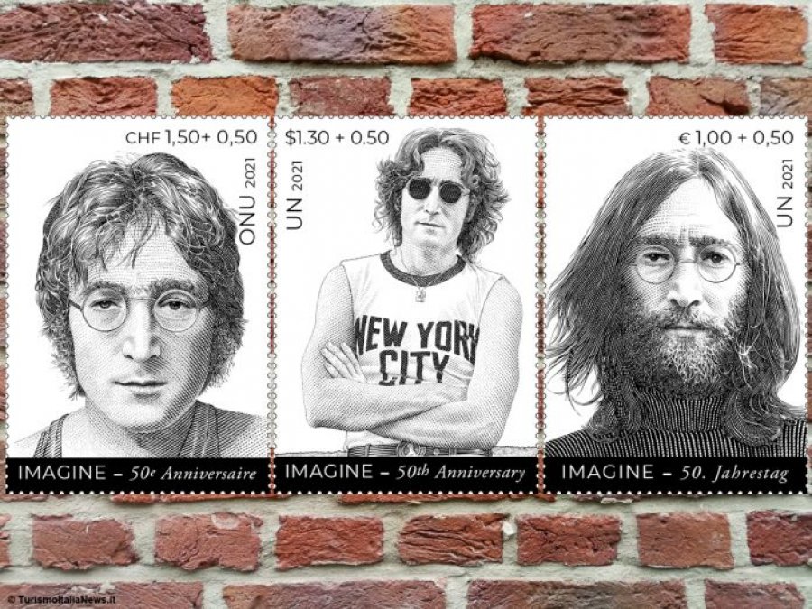 OKB me imazhin e John Lennon, lëshon tri pulla postare për paqen