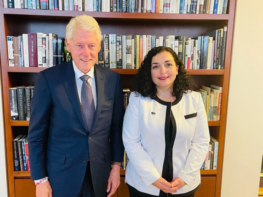 Osmani takon Clintonin: Është pak të themi se Kosova është e bekuar me miqtë më besnikë