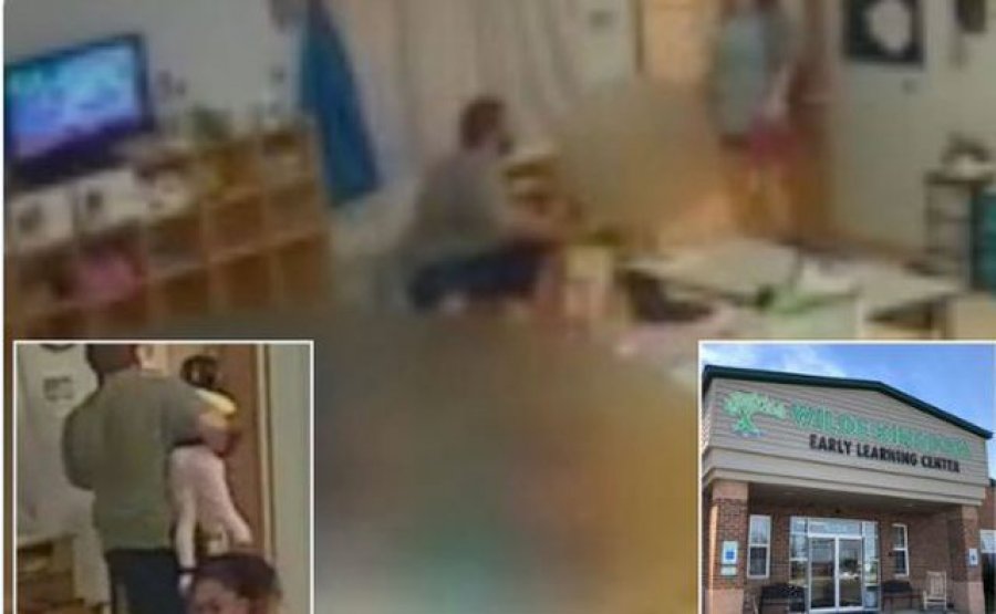 VIDEO Shokuese/ Edukatori në SHBA shtyn me dhunë 4-vjeçaren, e ëma: Çfarë njeriu...