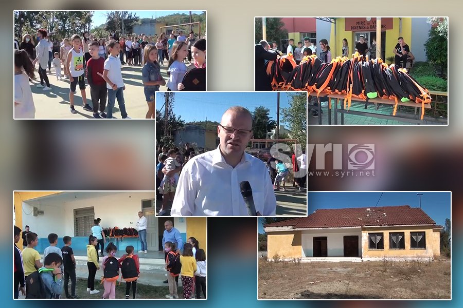 Shteti i lë në harresë, aktivisti Kalaja pajis me materiale shkollore fëmijët e familjeve të prekura nga tërmeti