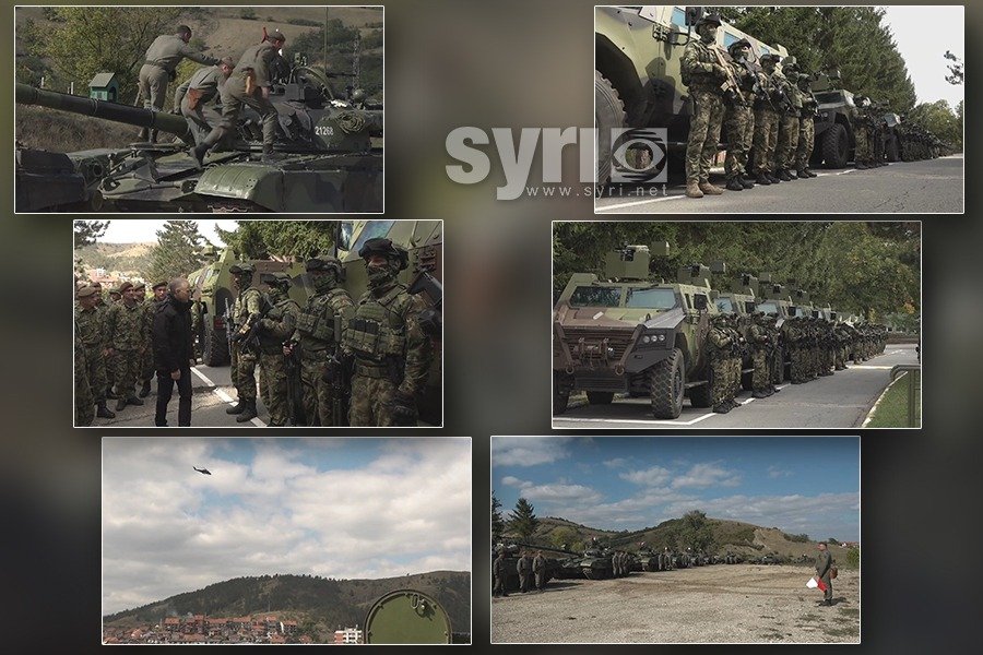 FOTO/ Serbia rreshton ushtrinë në kufi me Kosovën: Presim urdhrin e Vuçiç