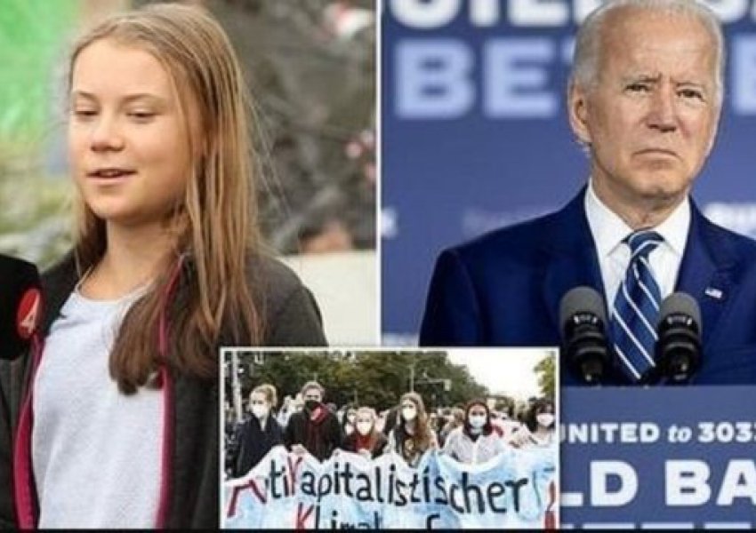 Greta Thunberg sulmon presidentin Joe Biden