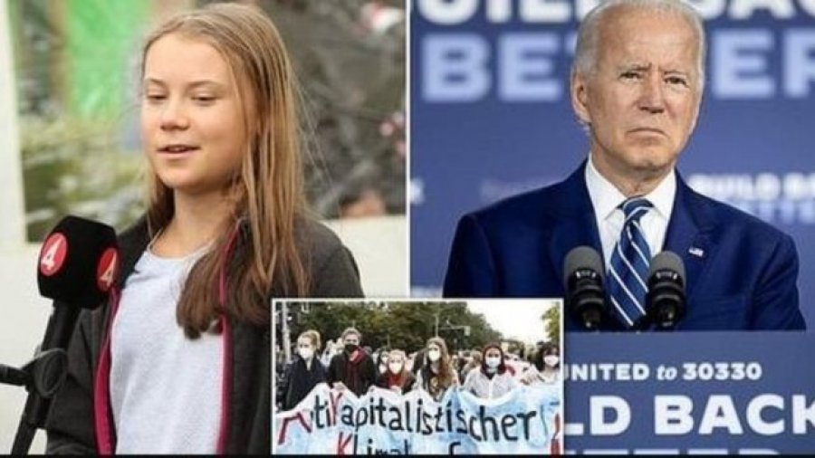 Greta Thunberg sulmon presidentin Joe Biden