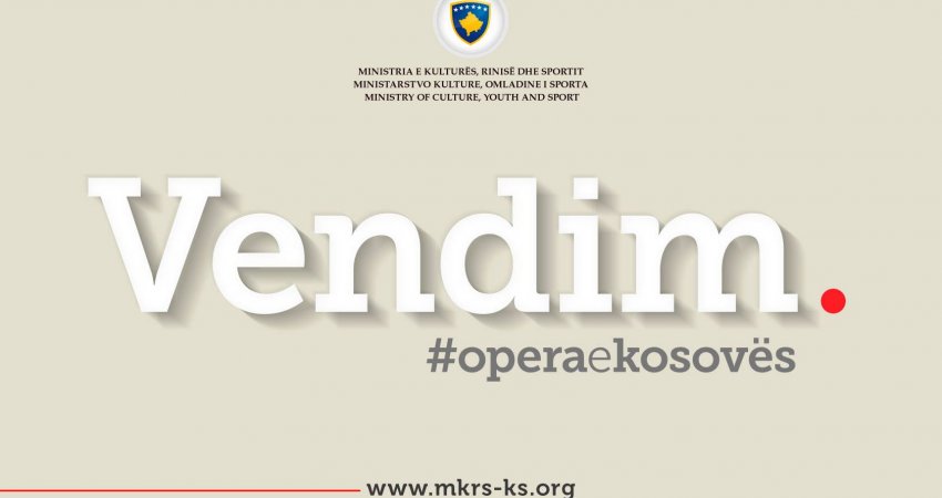 Emërohet U.D i Drejtorit të Operës së Kosovës.