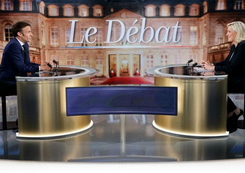 Macron dhe Le Pen përplasen për Rusinë në debatin e ashpër përpara balotazhit presidencial
