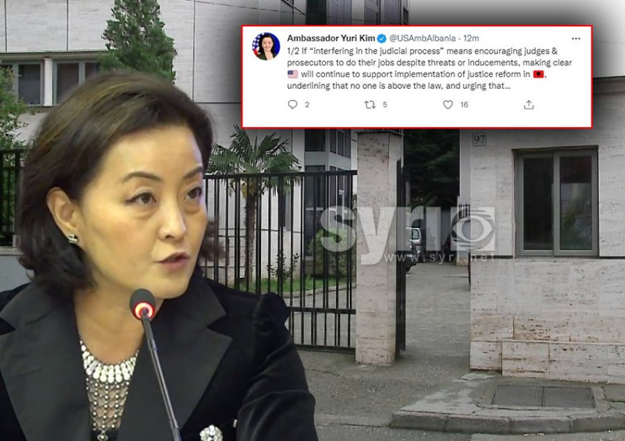 US Ambassador Yuri Kim admits meddling in the Albanian court decision