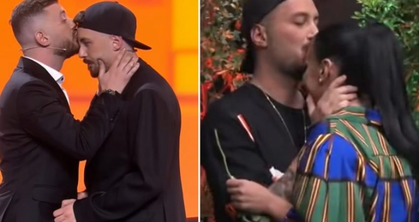 Donaldi dhe Romeo rikrijojnë skenën e puthjes së famshme në Big Brother VIP