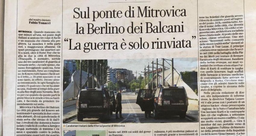 Serbët në veri për gazetën italiane: Ishim të armatosur e gati për luftë