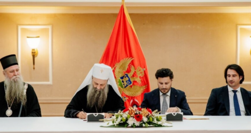 Mali i Zi nënshkruan marrëveshje me Kishën Serbe