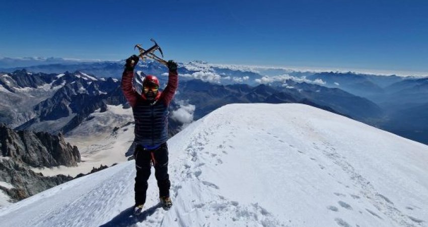 Ferizajasi, personi i parë në botë që ngjitet në Mont Blanc me një veshkë