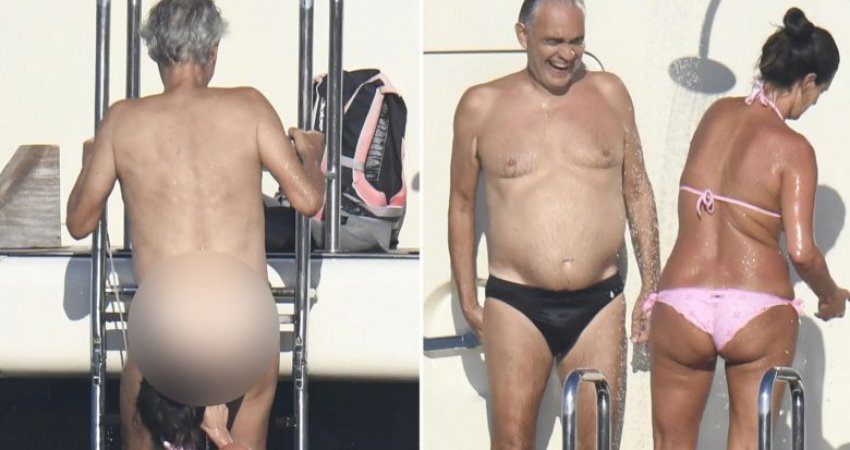 Imazhet skandaloze të Andrea Bocellit gjatë pushimeve, i dalin të pasmet pasi gruaja e tij e zhveshi gjatë hipjes në jaht