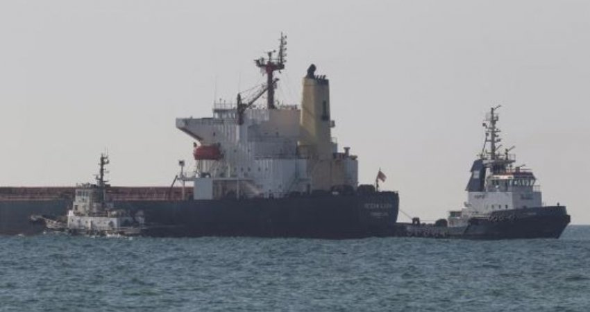 Anijet ukrainase me grurë nisen nga porti i Detit të Zi (FOTO)