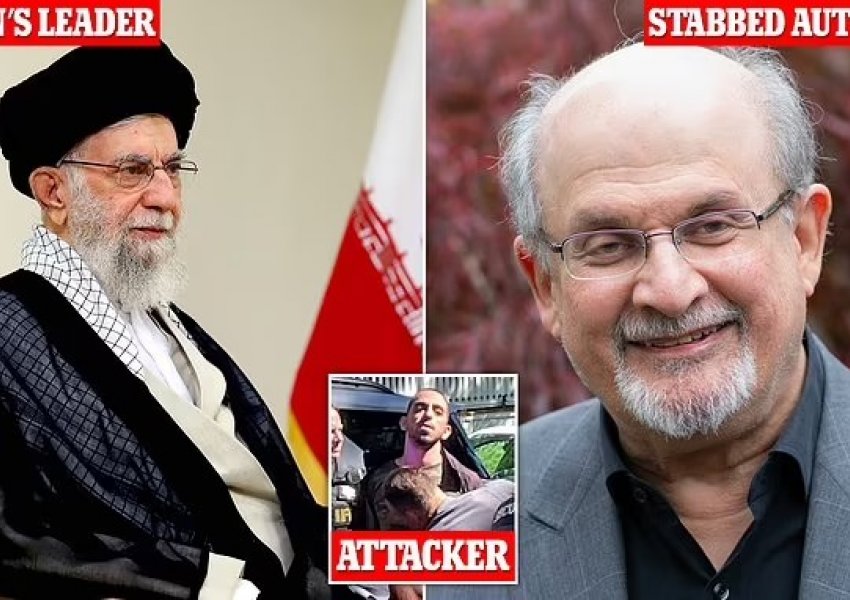Sulmi ndaj Salman Ruzhdie, mediat iraniane përgëzojnë autorin: Duhet t'i puthim dorën!
