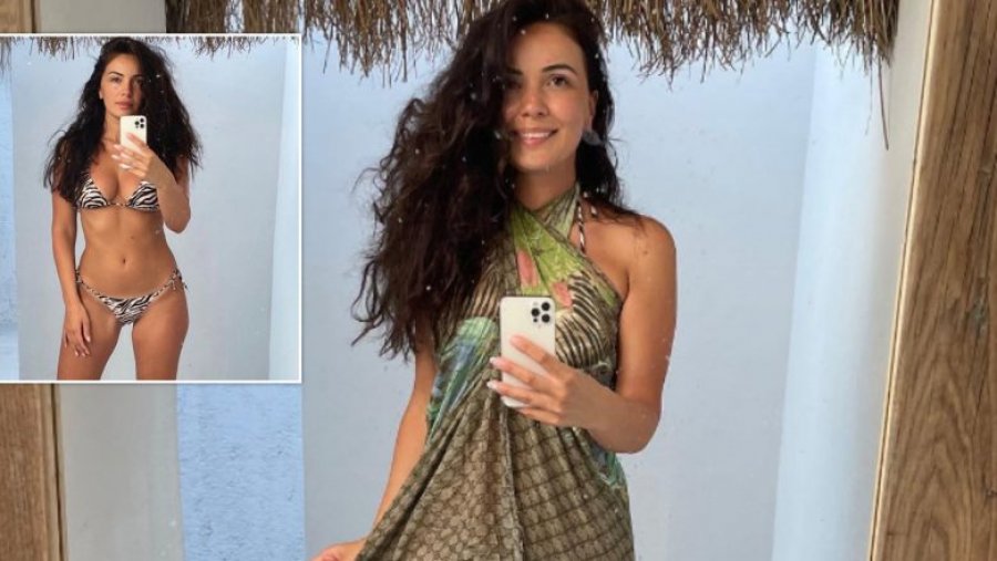 Mimoza Shkodra mahnit me format trupore në bikini