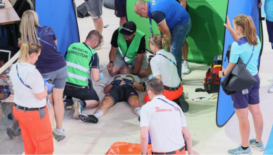 U rrëzua gjatë garës në Mynih, kampionia italiane e çiklizmit pëson dëmtim të rëndë