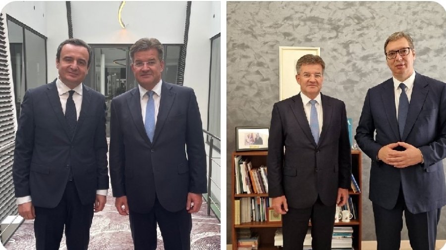 Lajçak publikon fotografi nga takimet me Kurtin e Vuçiçin: Po përgatitemi për nesër!