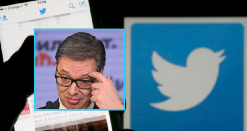 Twitter ua pezullon llogaritë 12 anëtarëve të partisë së Vuçiqit