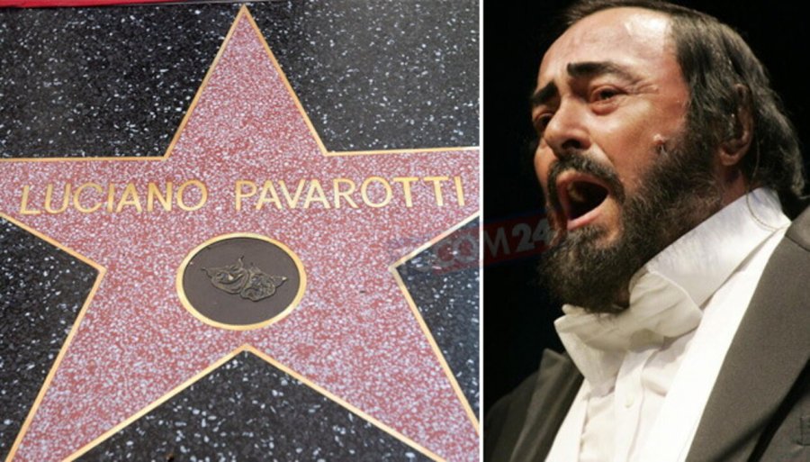 Luciano Pavarotti ka tashmë yllin e tij në Walk of Fame