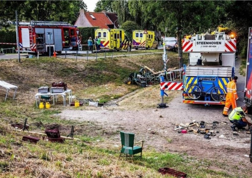 Kamioni futet mes përmes banorëve në Hollandë, viktima dhe të plagosur