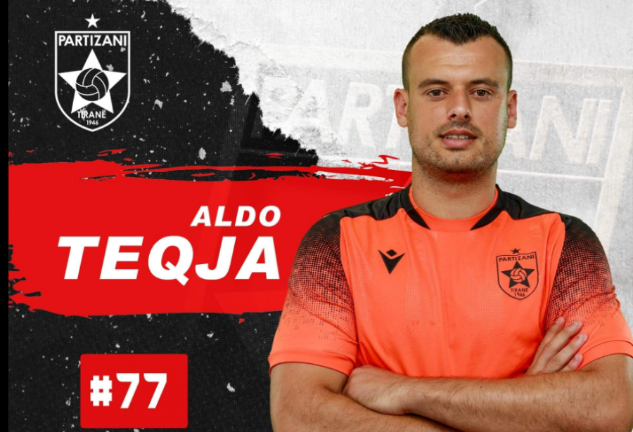 FOTO/ Partizani huazon portierin Aldo Teqja te klubi i Superligës