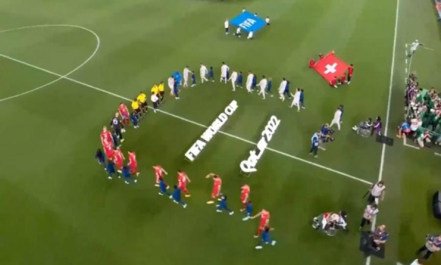 Ndalohet futja e flamujve të Kosovës dhe Shqipërisë në ndeshjen Serbi-Zvicër