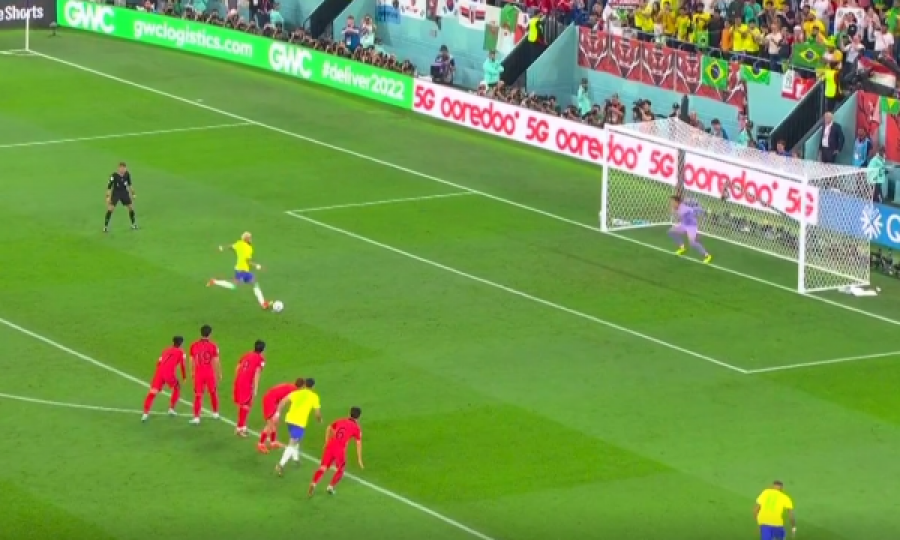 Brazili dyfishon rezultatin, Neymar shënon me mjeshtëri nga penalltia