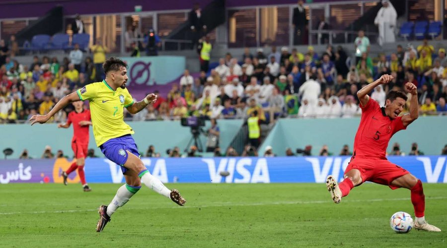 Mbyllet pjesa e parë/ Brazili bën 'POKER' ndaj Koresë së Jugut
