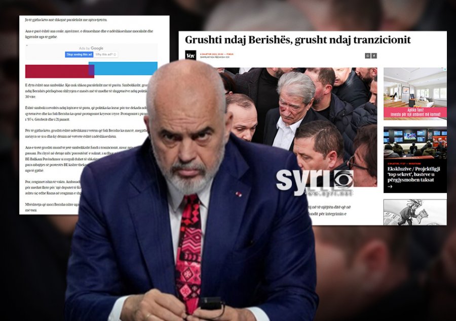 Media e Ramës përshëndet goditjen e liderit të opozitës, Sali Berisha