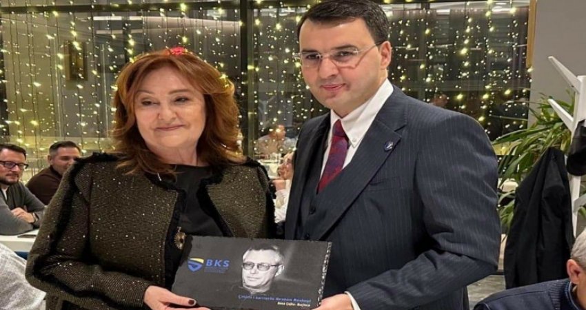 Besa Çejku-Buçinca nderohet nga BKS, me çmimin e karrierës `Ibrahim Rexhepi`