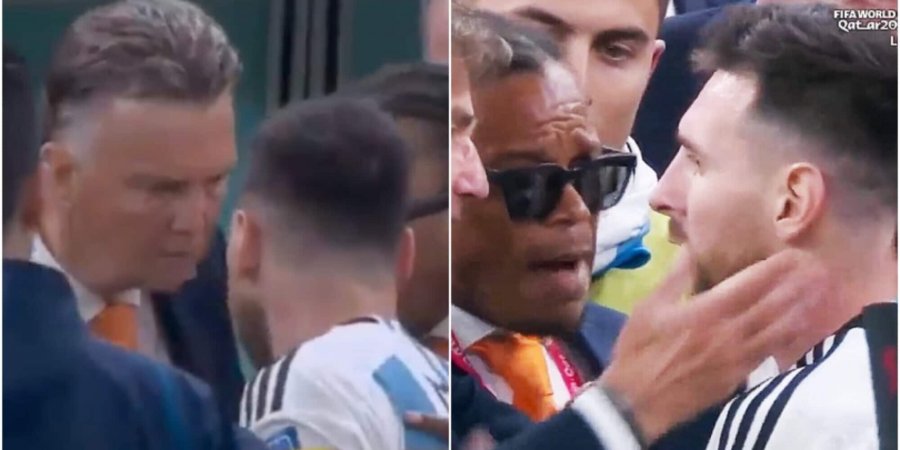 Messi përballet me Van Gaal pas Holandë-Argjentinë: pamjet e asaj që ndodhi