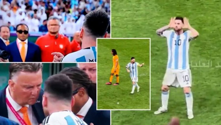VIDEO/ Përplasja në fundin e sfidës Holandë-Argjentinë, zbulohet se çfarë i tha Messi trajnerit të 'tulipanëve'