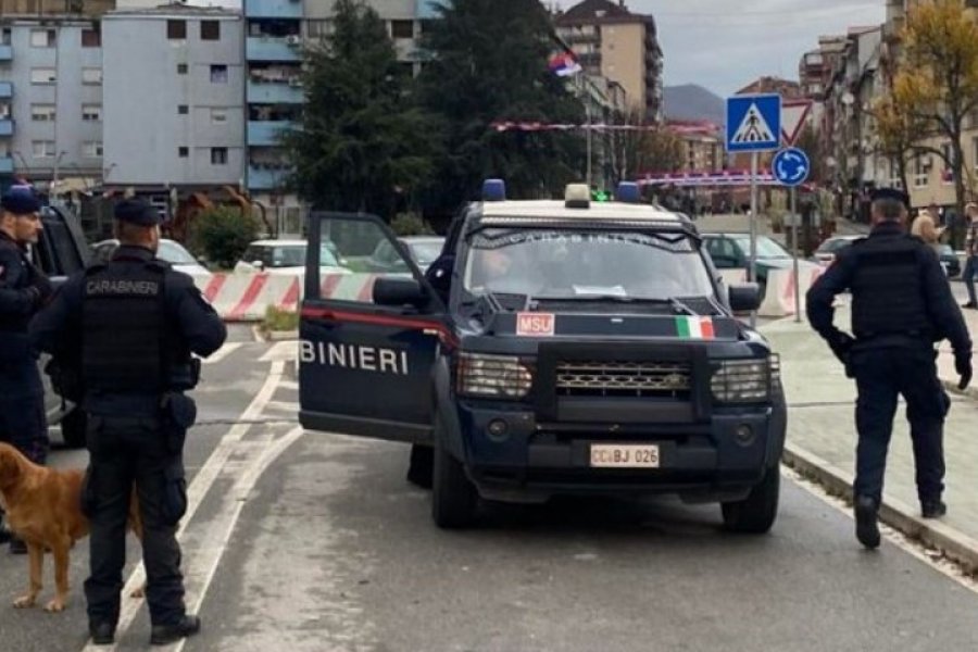 FOTO/ Forca të shumta policore në Ibër të Mitrovicës, prezentë edhe karabinierët italianë