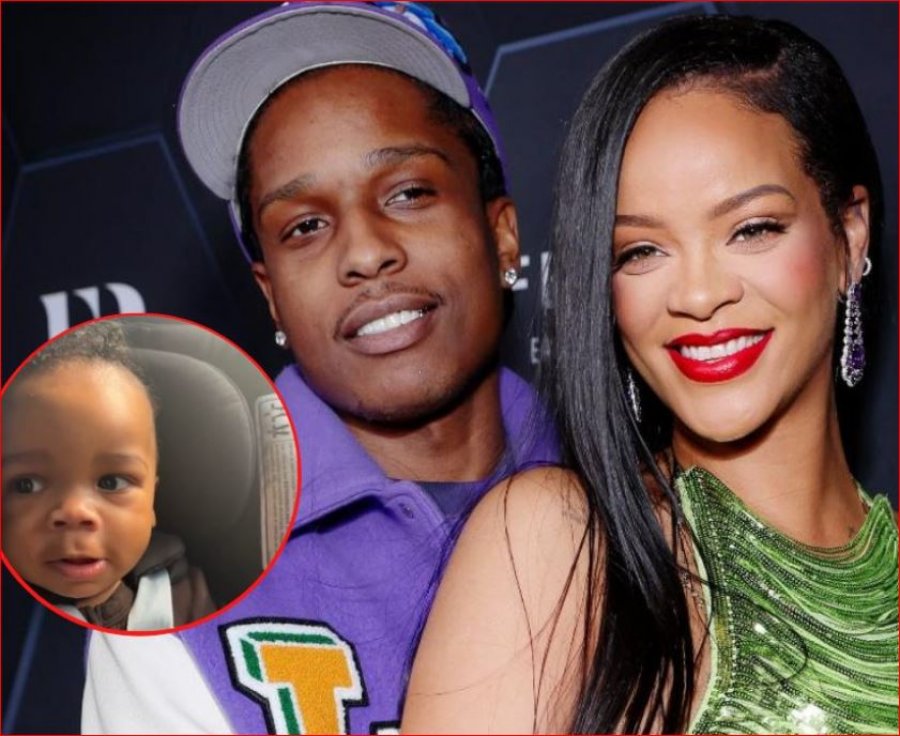 Rihanna ndan fotot dhe videot e para të djalit të saj me ASAP Rocky-n