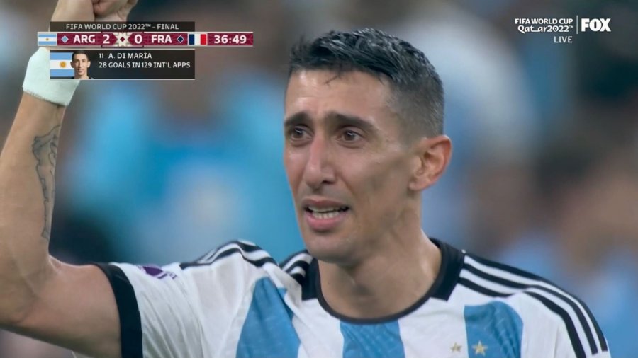 VIDEO/ Lot dhe emocione, Di Maria qan si fëmijë pas golit ndaj Francës