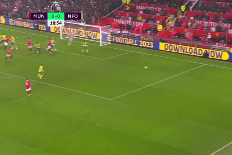 VIDEO/ Manchester United kaloi në epërsi me një gol të rrallë, Eriksen asistoi nga këndi