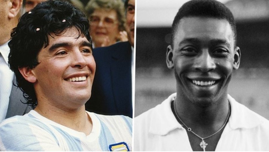 ‘Një ditë, shpresoj të luajmë futboll së bashku në parajsë’/ Dëshira e Peles kur nga kjo botë u largua një tjetër legjendë, Diego Armando Maradona