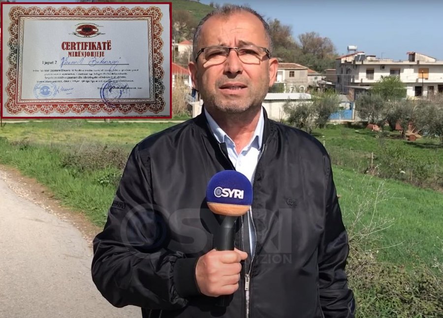 Gazetari Xhemil Beharaj i SYRI TV vlerësohet me 'Çertifikatë Mirënjohjeje' nga Gazetarët Profesionistë të Fierit