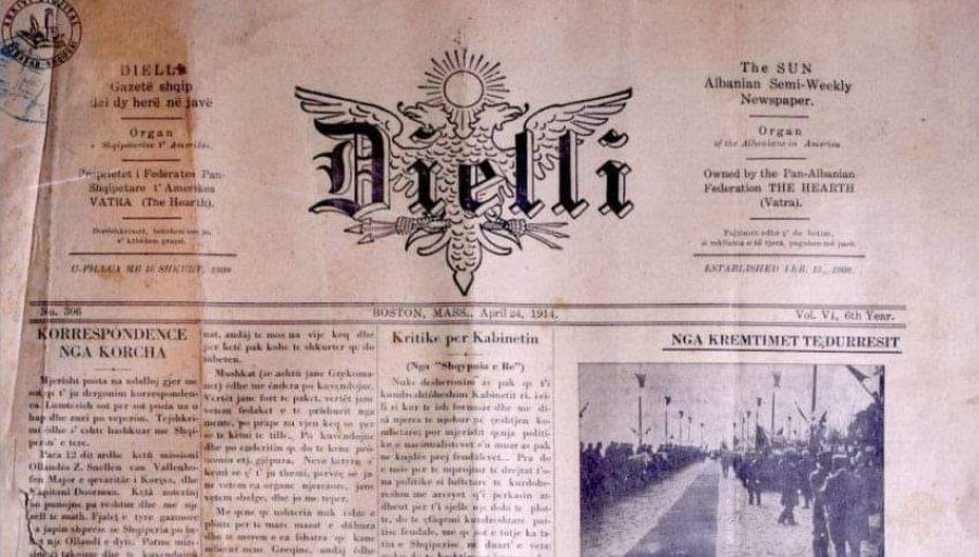 113 vjet nga numri i parë i gazetës 'Dielli', e vetmja që del që nga koha e rilindjes Kombëtare 