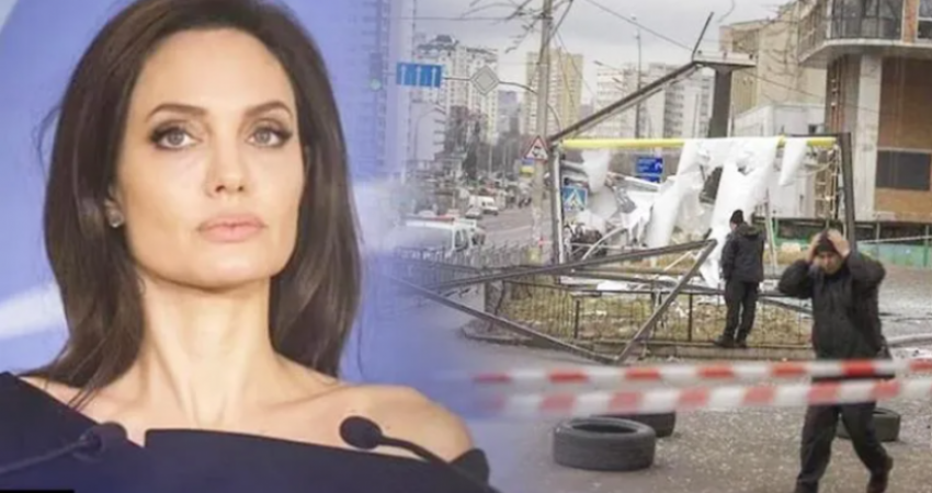 Angelina Jolie shpreh shqetësimin për njerëzit në Ukrainë