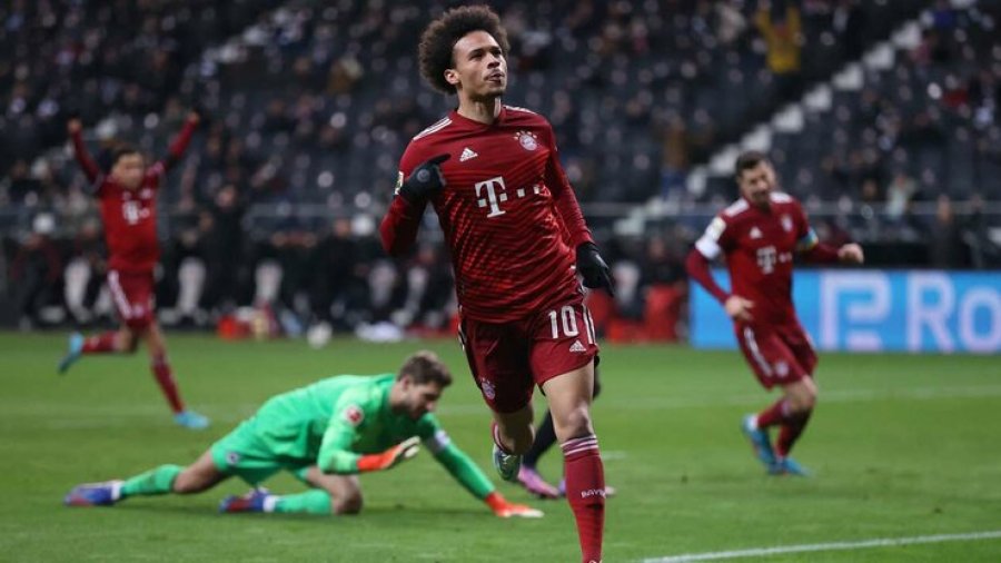 Bayern i vetëm në krye, Leroy Sane heroi i ndeshjes