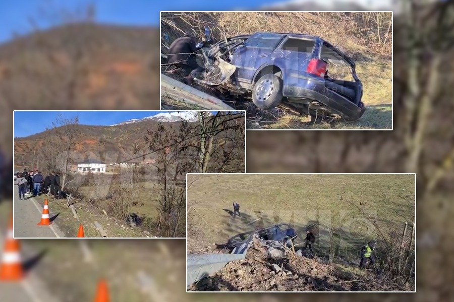 VIDEO-EMRAT/ Pamje të rënda nga aksidenti fatal në Dibër, dyshohet se...