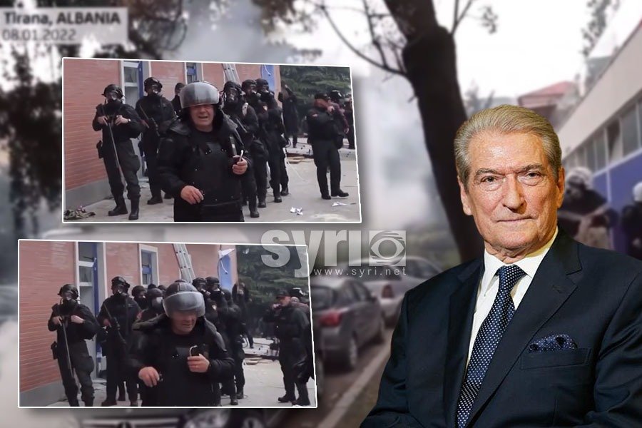 Berisha posts video of police chief 'screaming like a beast', ordering throwing teargas at the leaving protesters