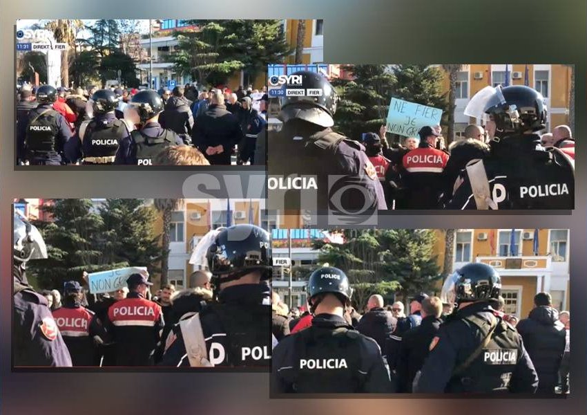 VIDEO/ Provokohen demokratët, policia merr në mbrojtje deputetin Basha