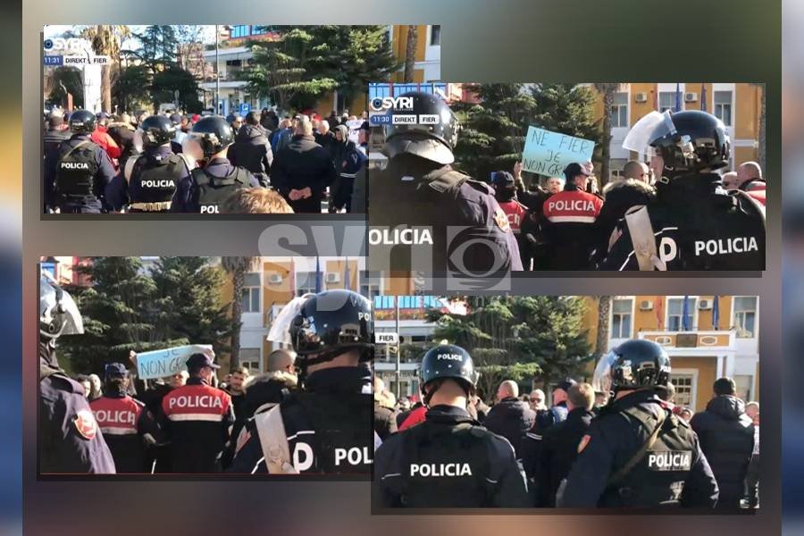 VIDEO-SYRI TV/ Provokohen demokratët, policia merr në mbrojtje deputetin Basha