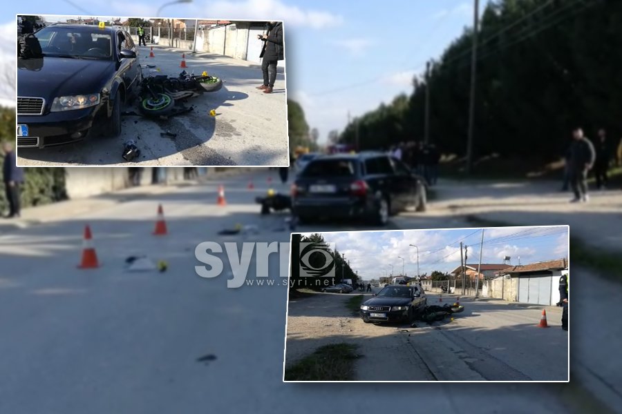 VIDEO- EMRI/ Pamjet tronditëse nga aksidenti me motor në Divjakë