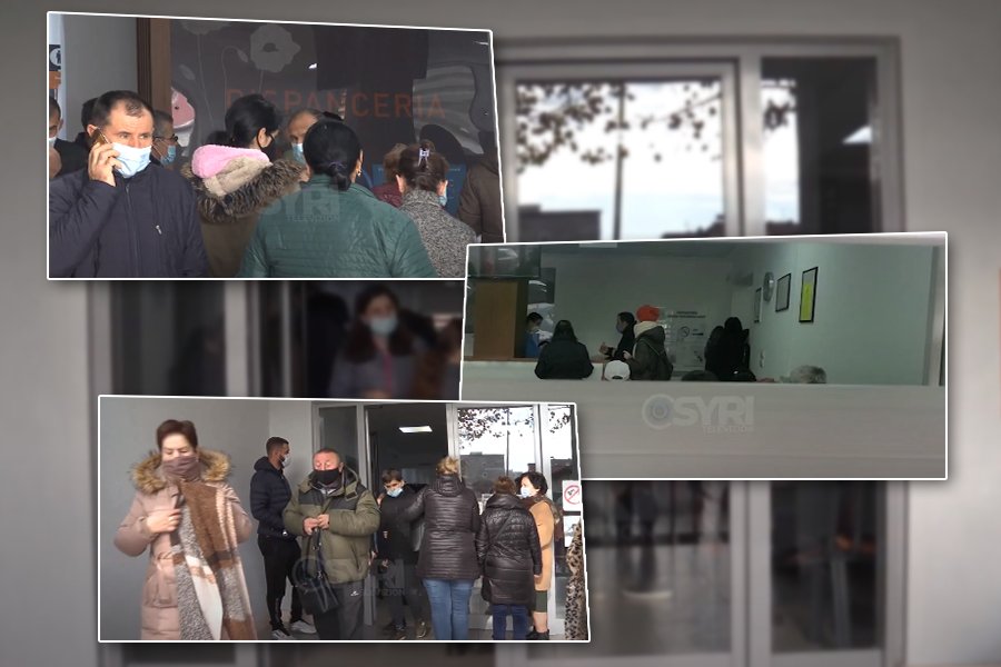 VIDEO- SYRI TV/ Fluks te dispanceria, qytetarët: Ka shumë radhë, këtu infektohesh