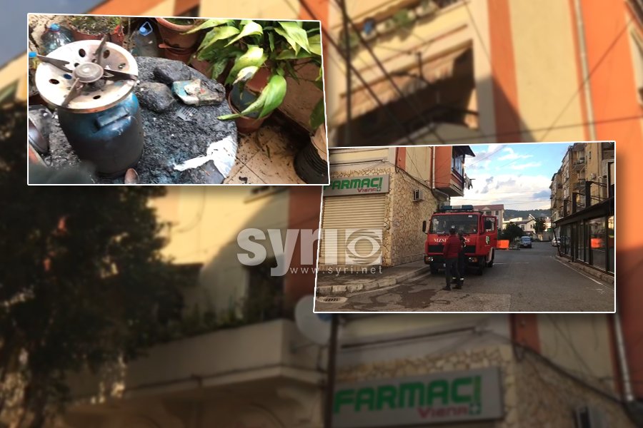 VIDEO/ Shpërthen bombola në Elbasan, rrezikohet banesa