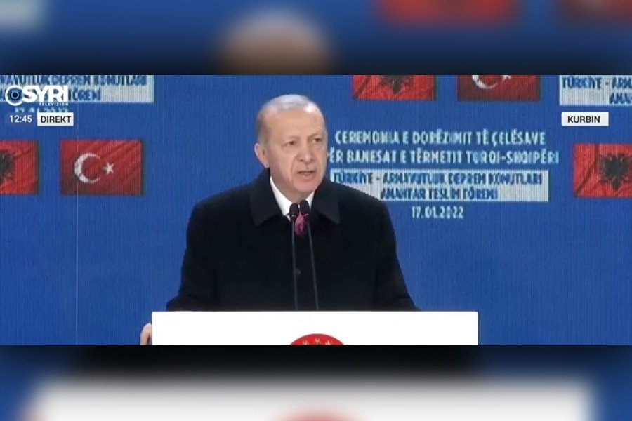 Erdogan criticizes EU countries for their approach to Albania during pandemic: We stayed close to our brother in need