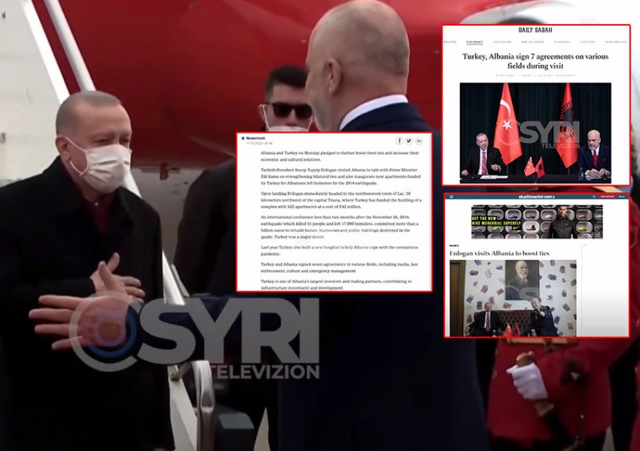 VIDEO/ Vizita e Erdogan në Shqipëri - Ja si e komentuan mediat greke dhe ato turke